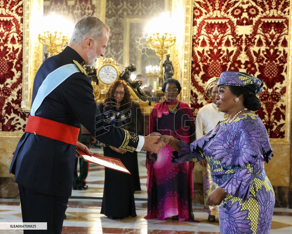 King Receives Letters Of Credence In Madrid - Spain