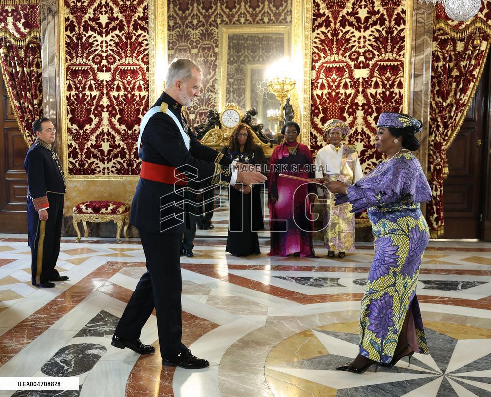 King Receives Letters Of Credence In Madrid - Spain