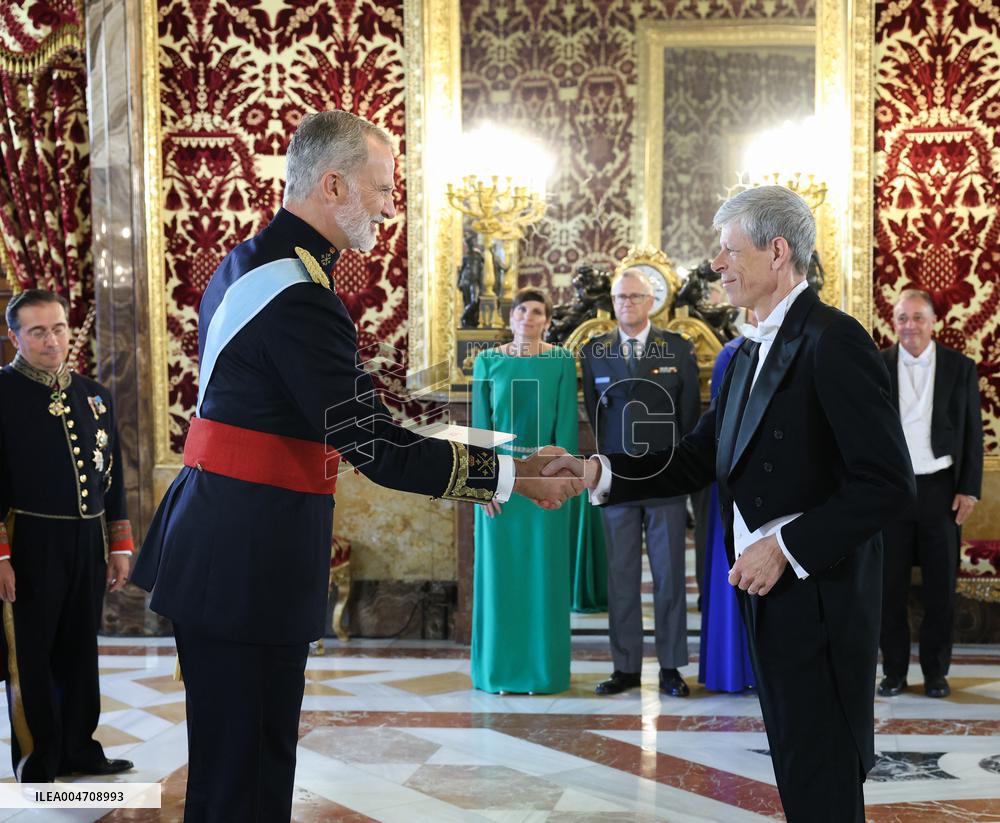 King Felipe VI Receives Letters of Credence - Spain