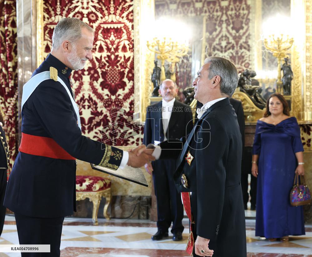 King Felipe VI Receives Letters of Credence - Spain