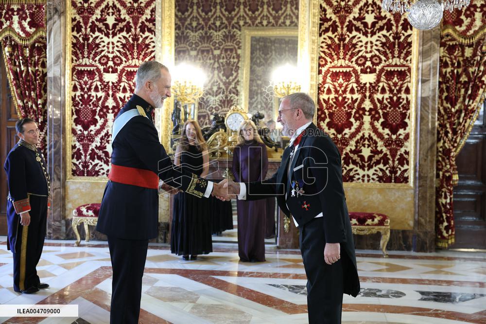 King Felipe VI Receives Letters of Credence - Spain