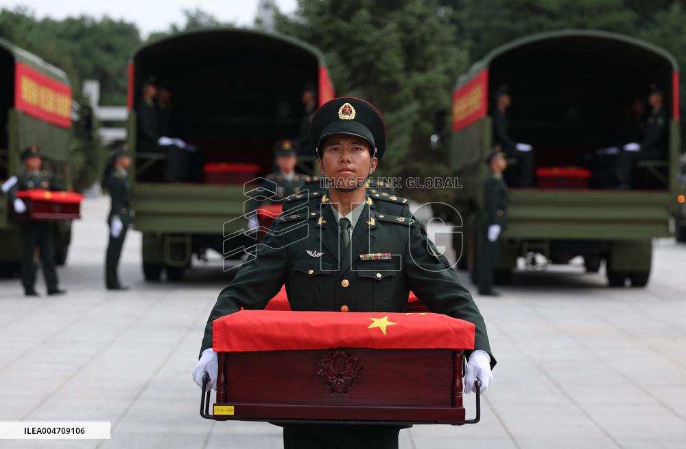 Remains Of 30 Chinese Korean War Martyrs Returned To Homeland From ROK - China