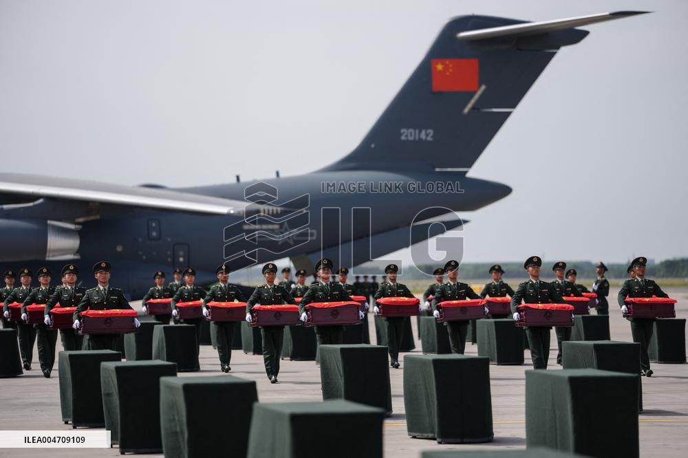Remains Of 30 Chinese Korean War Martyrs Returned To Homeland From ROK - China