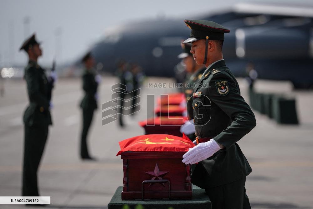 Remains Of 30 Chinese Korean War Martyrs Returned To Homeland From ROK - China