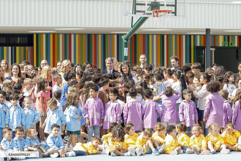 Queen Letizia Attends Professional School Year Opening - Rincon De Soto