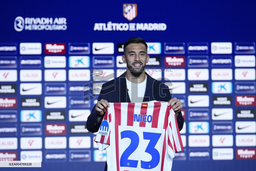Atletico de Madrid's New Player Nico Gonzalez - Spain