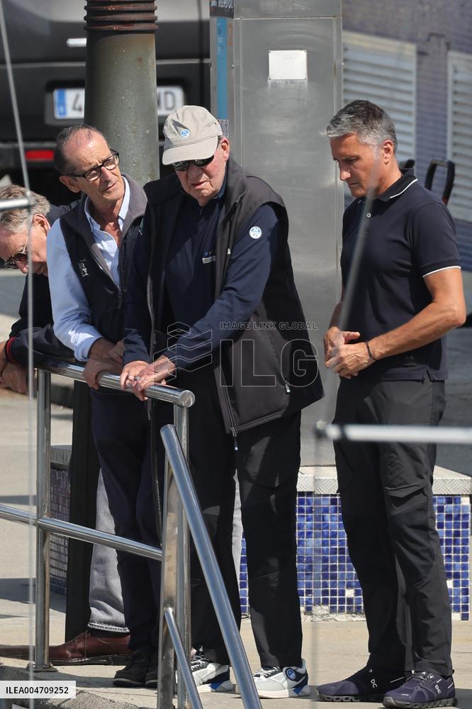 Don Juan Carlos Enjoys Afternoon In Sanxenxo - Spain