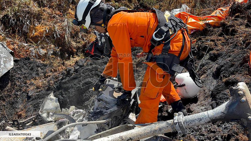 Helicopter Crashes In Central Papua - Indonesia