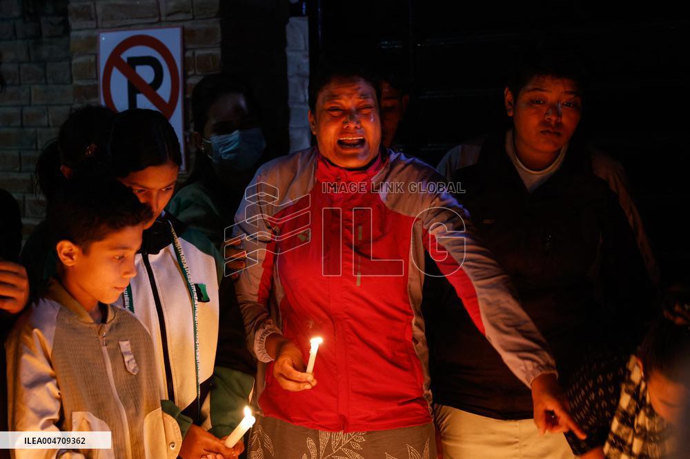 Candlelight Vigil For Protests' Victims - Nepal