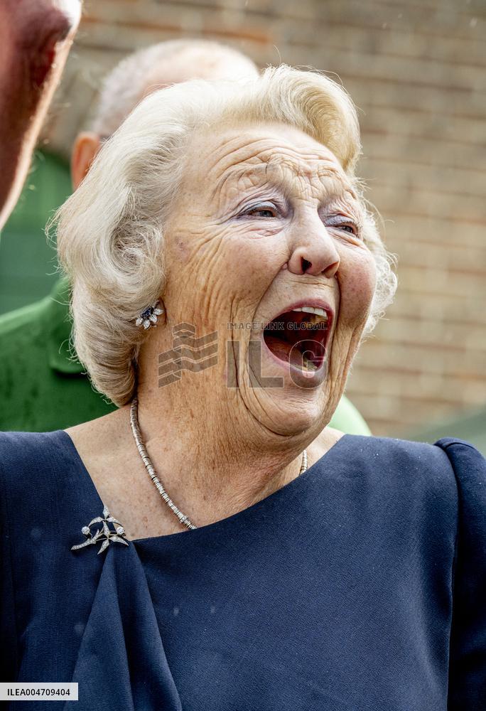 Queen Beatrix At Reopening of the South Mill - Netherlands