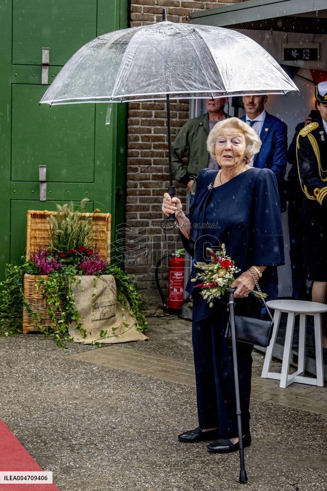 Queen Beatrix At Reopening of the South Mill - Netherlands