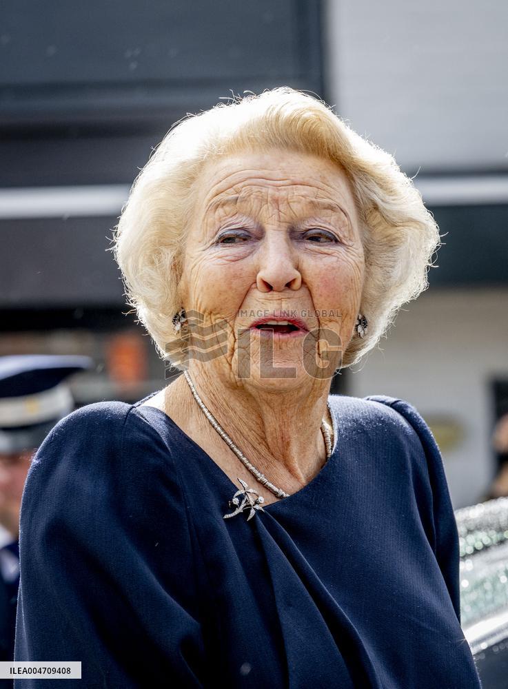 Queen Beatrix At Reopening of the South Mill - Netherlands