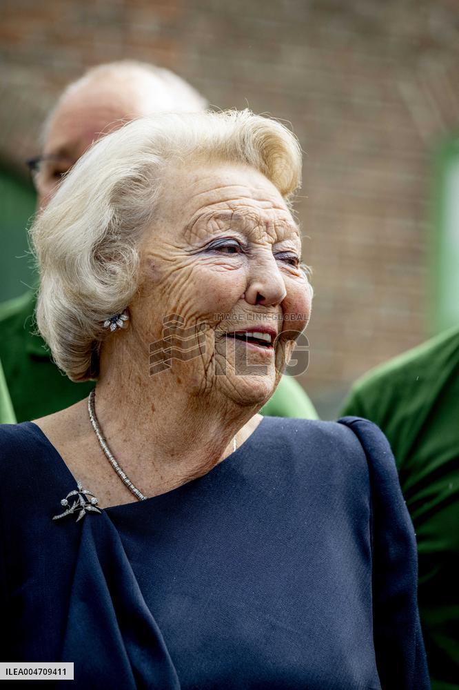 Queen Beatrix At Reopening of the South Mill - Netherlands