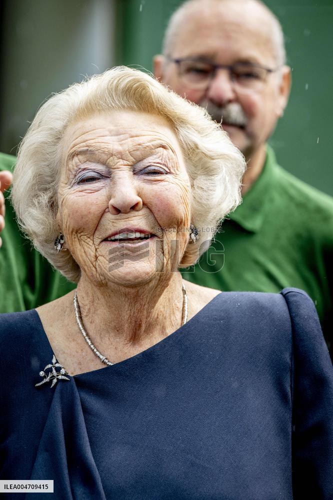 Queen Beatrix At Reopening of the South Mill - Netherlands