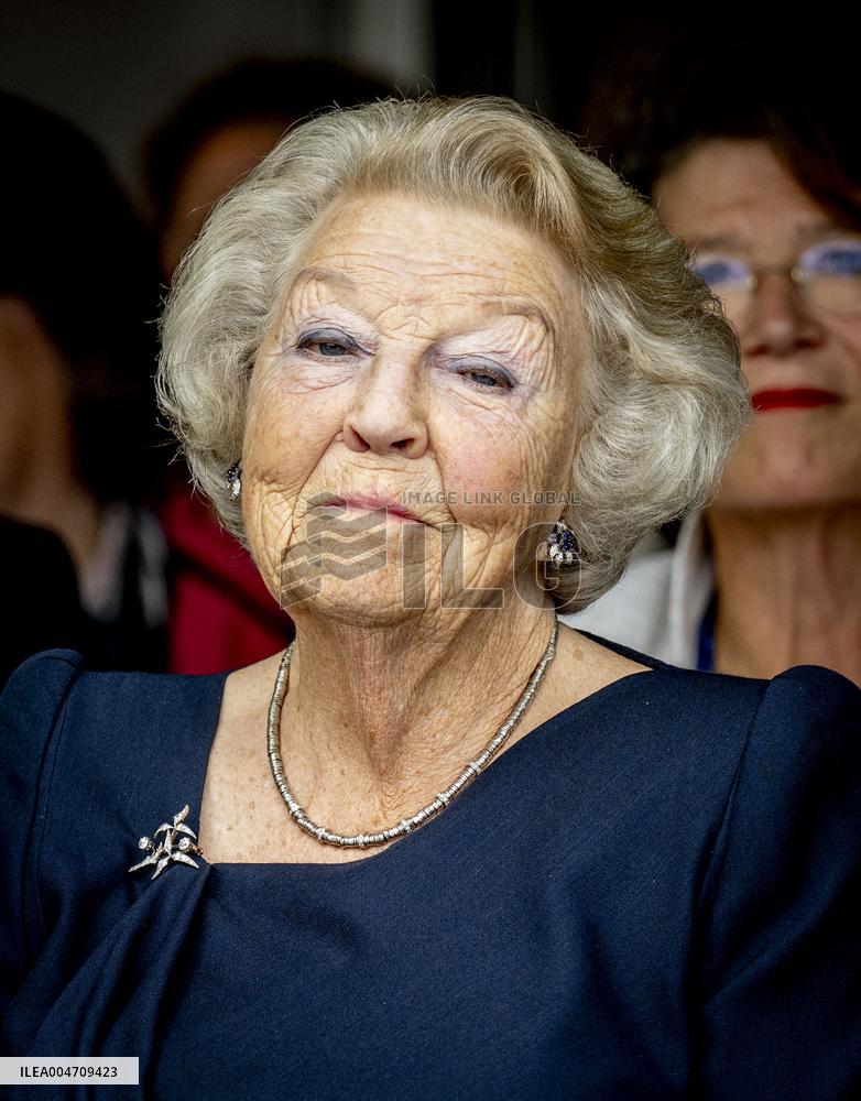 Queen Beatrix At Reopening of the South Mill - Netherlands