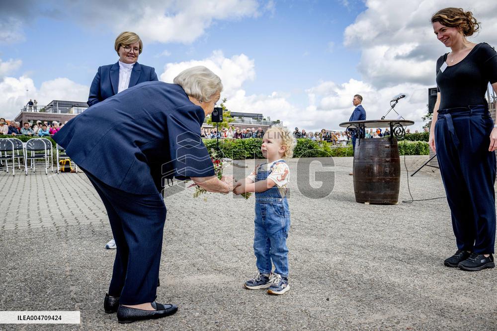 Queen Beatrix At Reopening of the South Mill - Netherlands