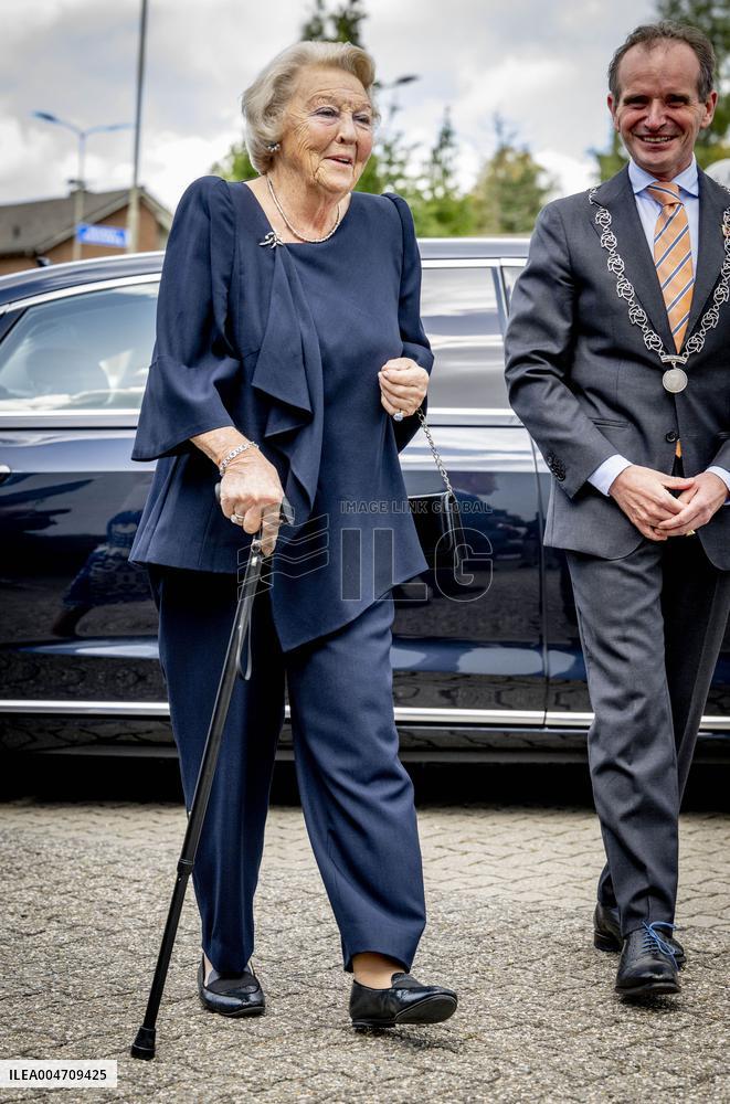 Queen Beatrix At Reopening of the South Mill - Netherlands