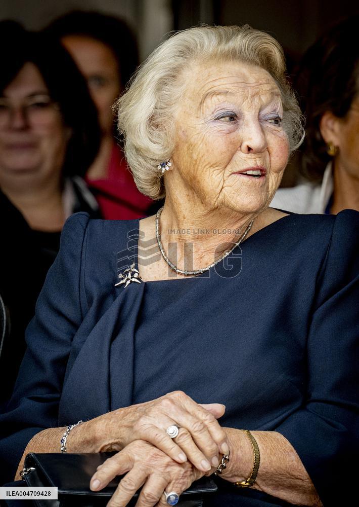 Queen Beatrix At Reopening of the South Mill - Netherlands