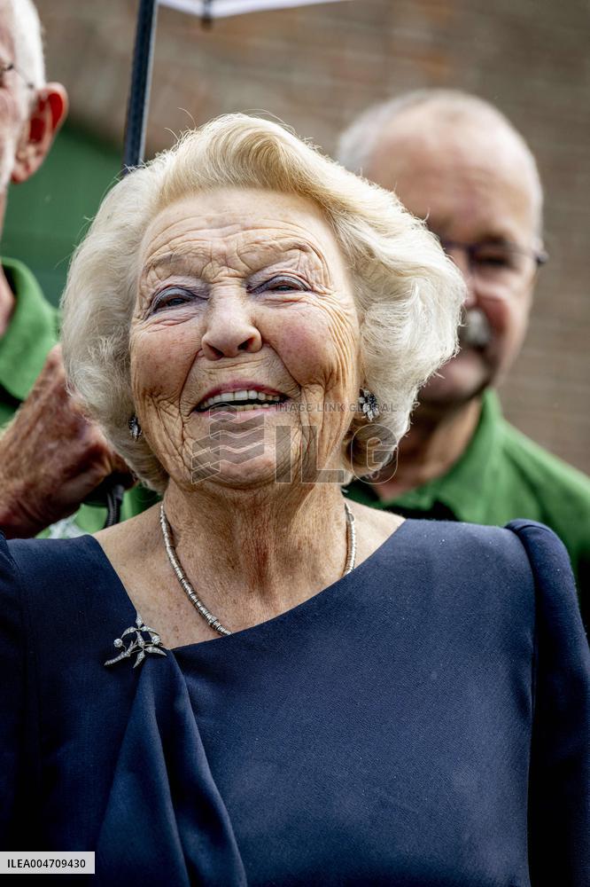 Queen Beatrix At Reopening of the South Mill - Netherlands