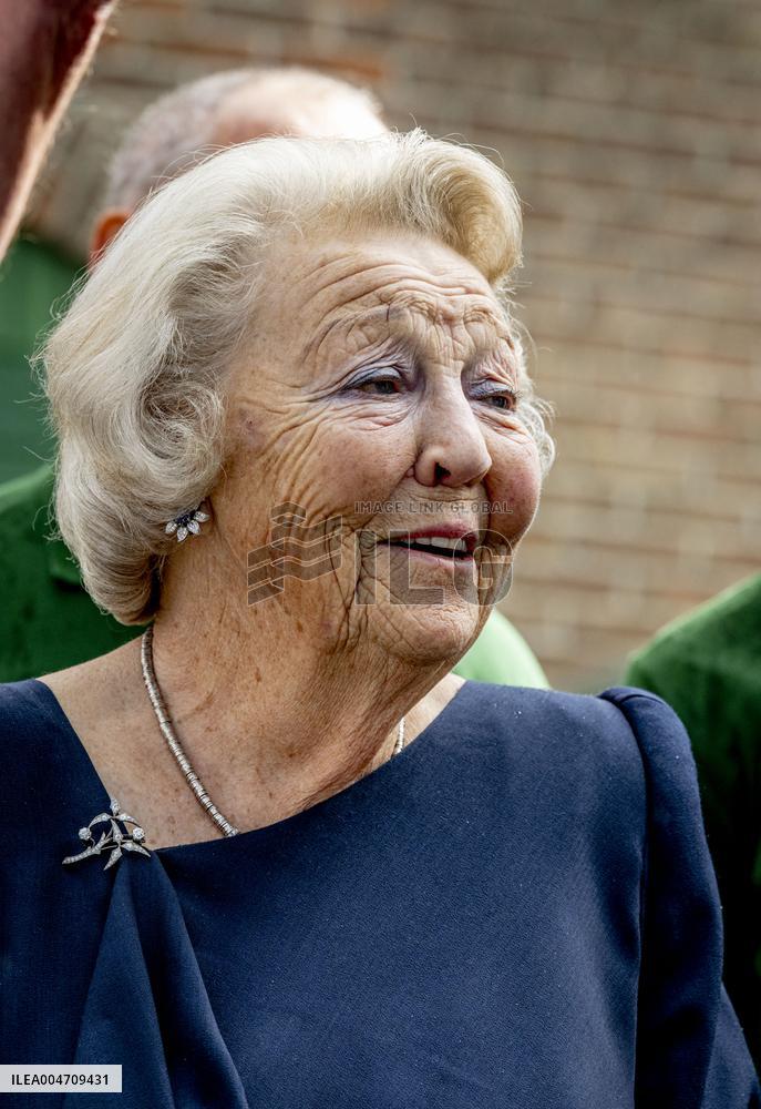 Queen Beatrix At Reopening of the South Mill - Netherlands