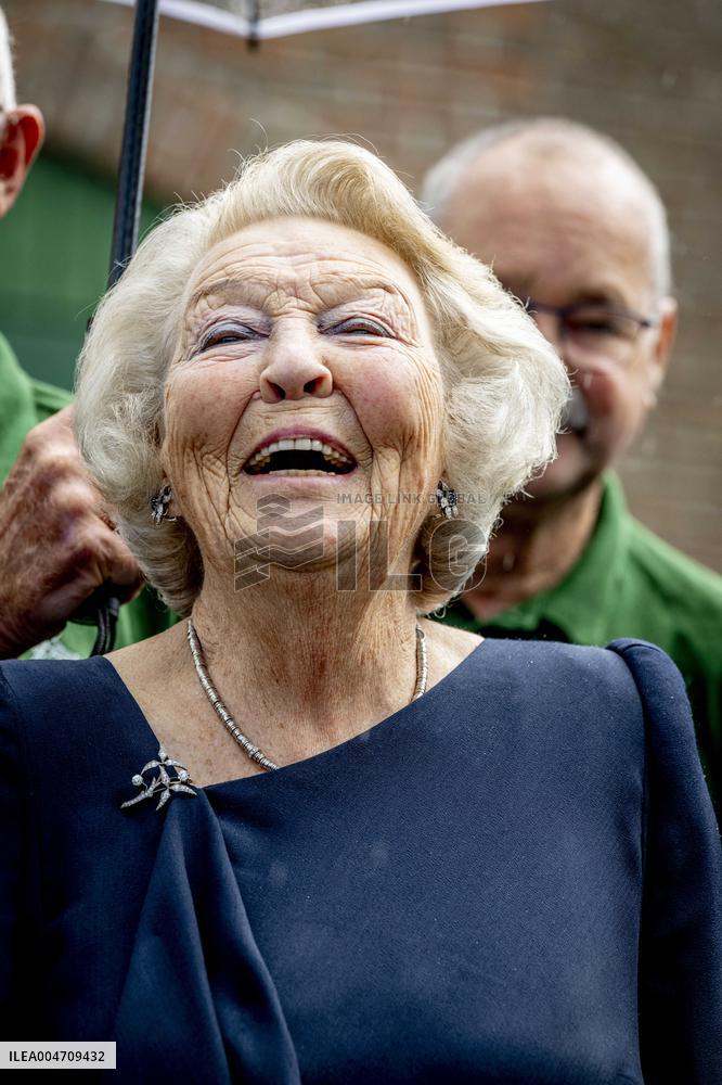 Queen Beatrix At Reopening of the South Mill - Netherlands