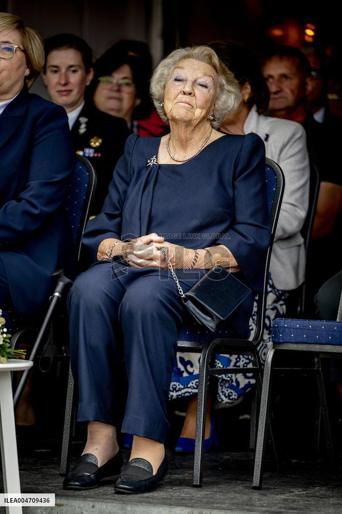 Queen Beatrix At Reopening of the South Mill - Netherlands