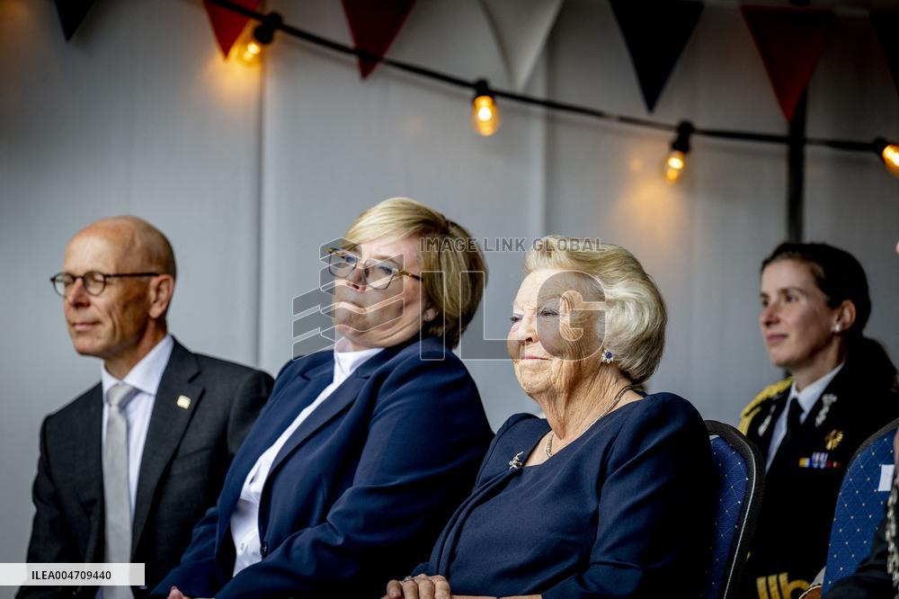 Queen Beatrix At Reopening of the South Mill - Netherlands