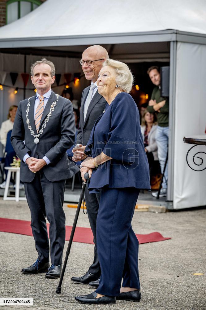 Queen Beatrix At Reopening of the South Mill - Netherlands