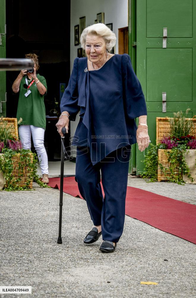 Queen Beatrix At Reopening of the South Mill - Netherlands