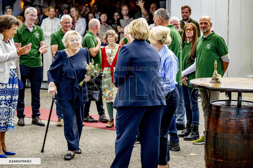 Queen Beatrix At Reopening of the South Mill - Netherlands
