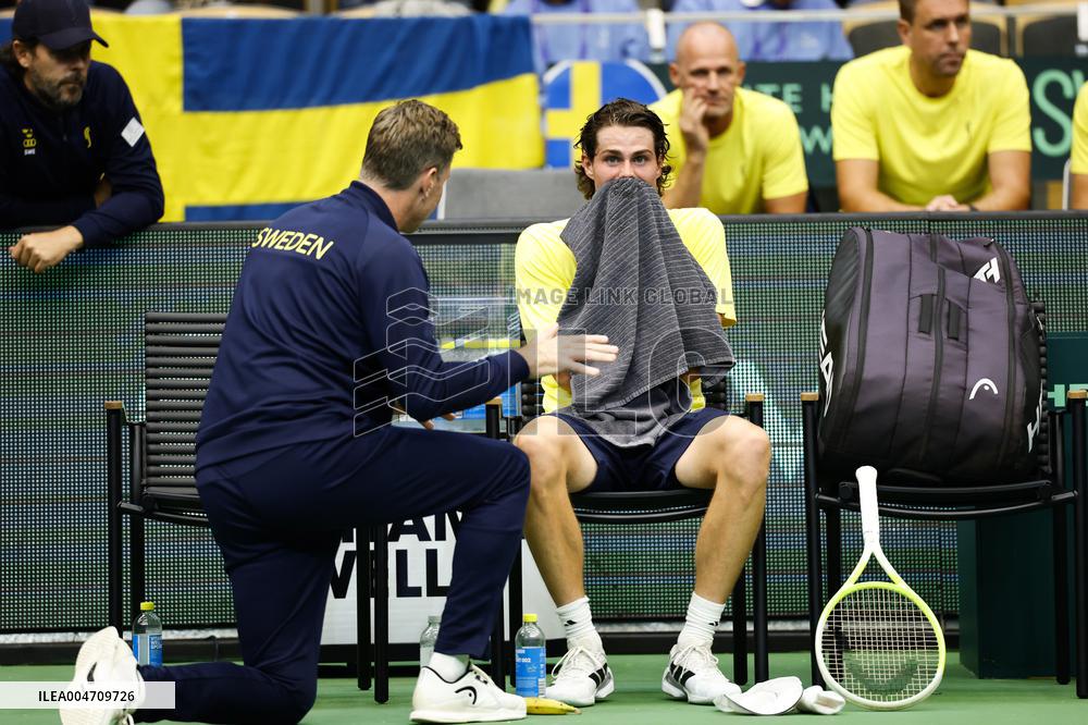 DAVIS CUP SWEDEN-TUNISIA