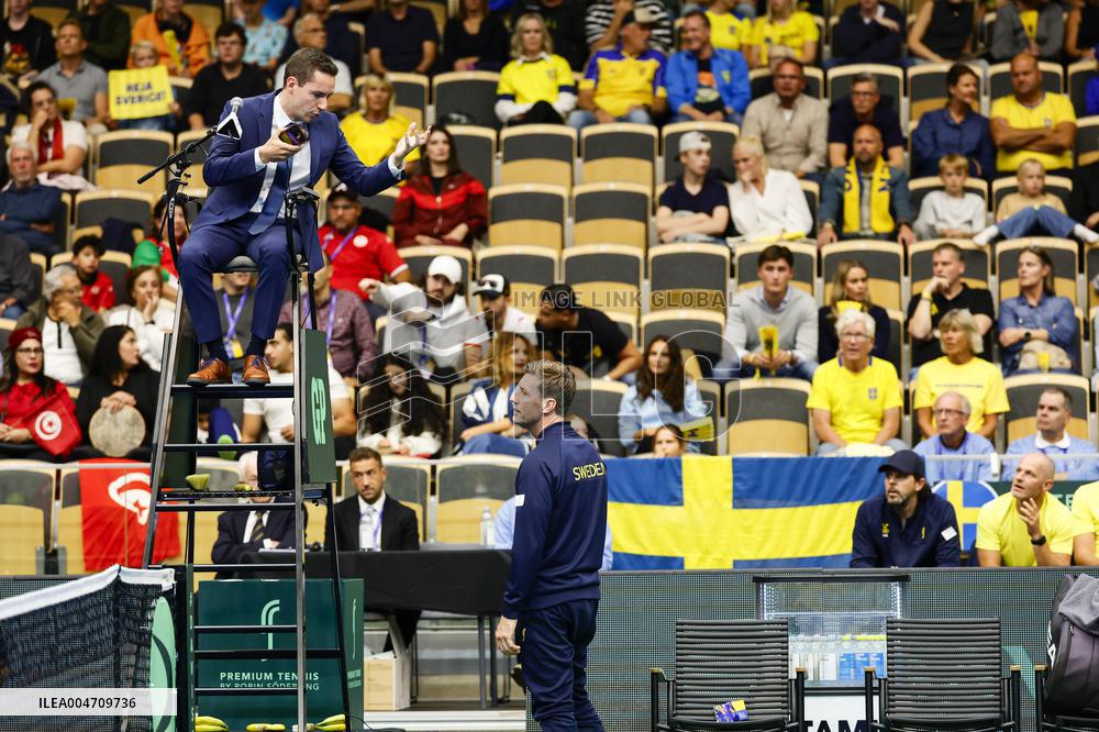 DAVIS CUP SWEDEN-TUNISIA