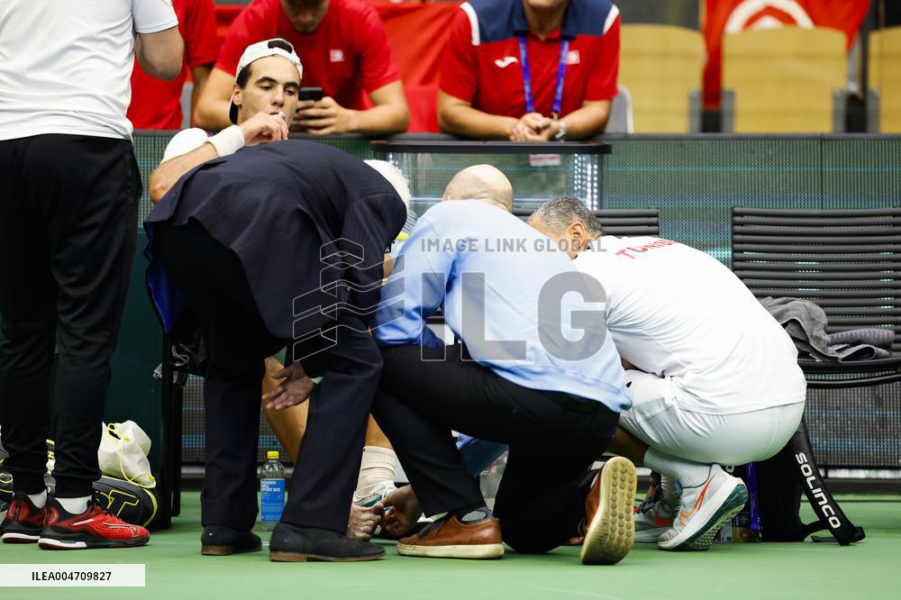 DAVIS CUP SWEDEN-TUNISIA