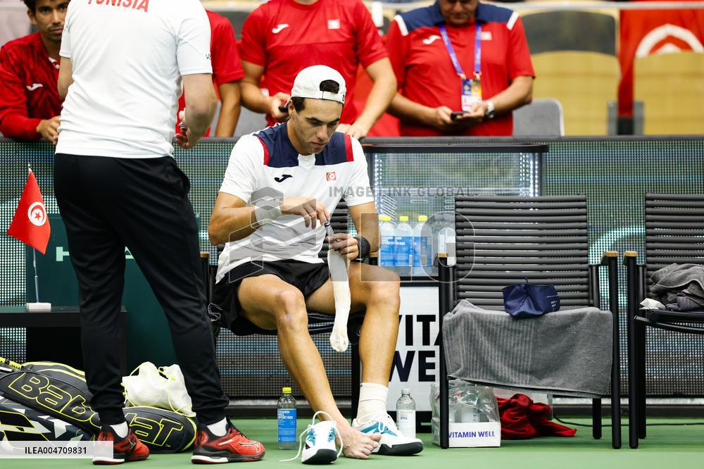 DAVIS CUP SWEDEN-TUNISIA