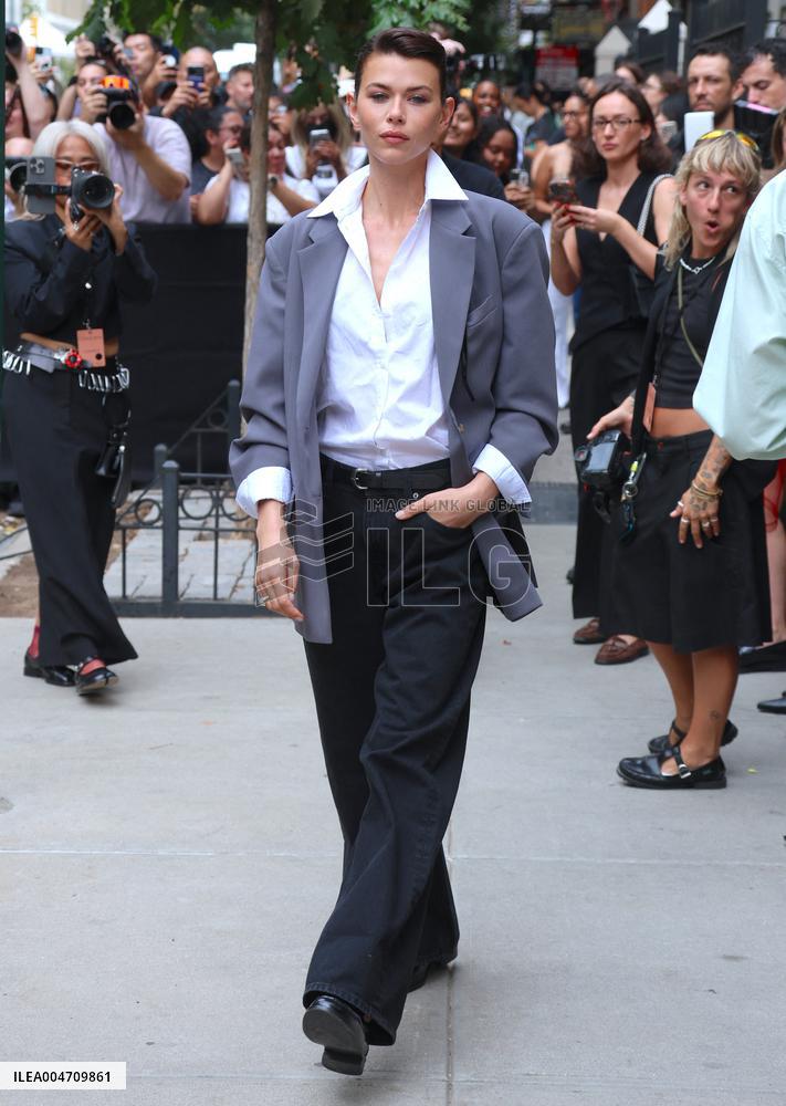 Celebs at the Calvin Klein Fashion Show