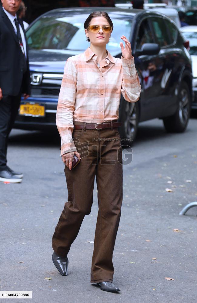 Celebs at the Calvin Klein Fashion Show