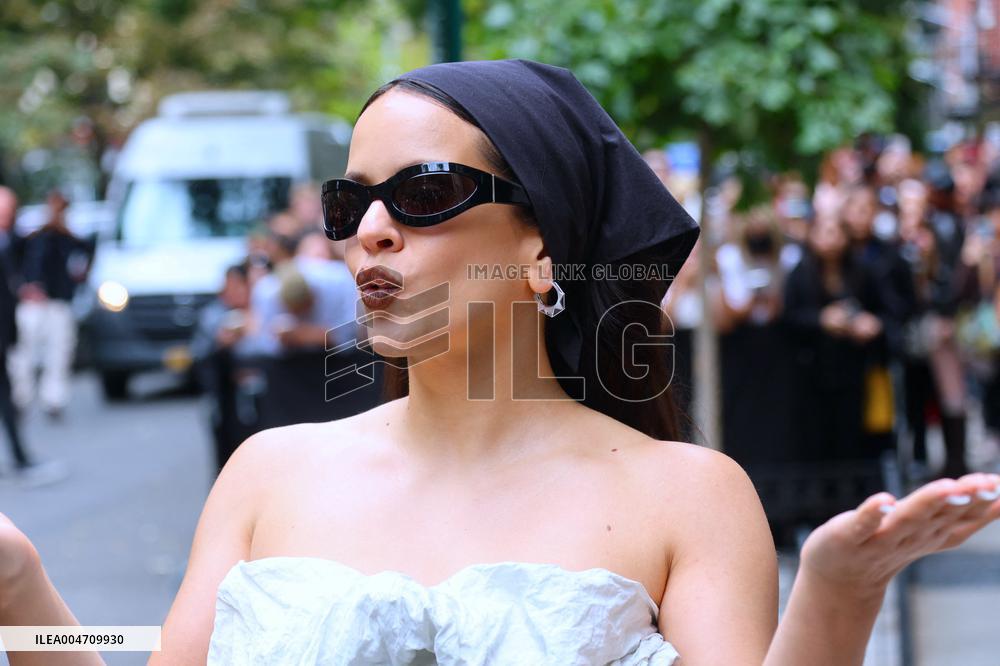 Celebs at the Calvin Klein Fashion Show