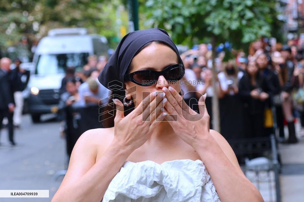 Celebs at the Calvin Klein Fashion Show