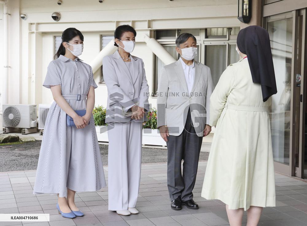Japanese emperor's family in Nagasaki
