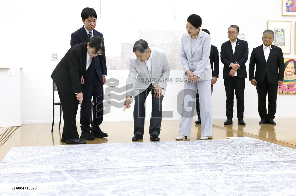 Japanese emperor's family in Nagasaki