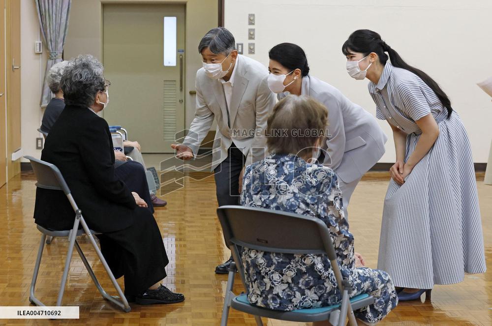 Japanese emperor's family in Nagasaki