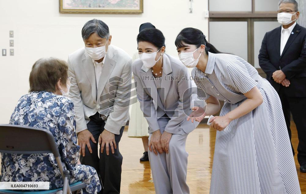 Japanese emperor's family in Nagasaki