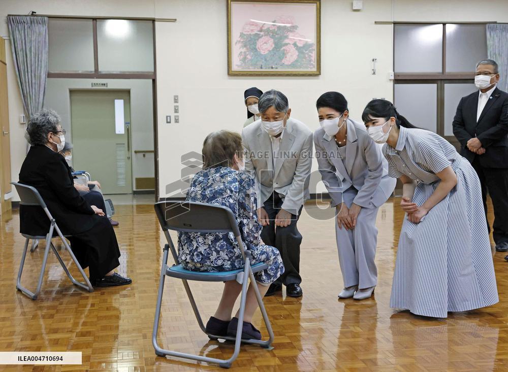 Japanese emperor's family in Nagasaki