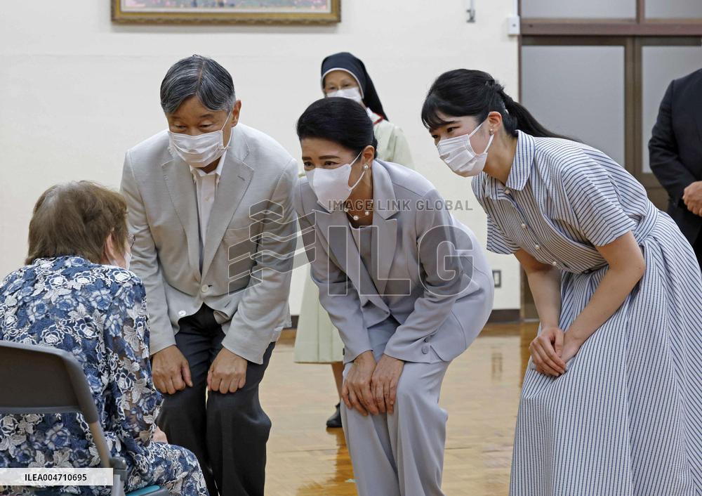 Japanese emperor's family in Nagasaki