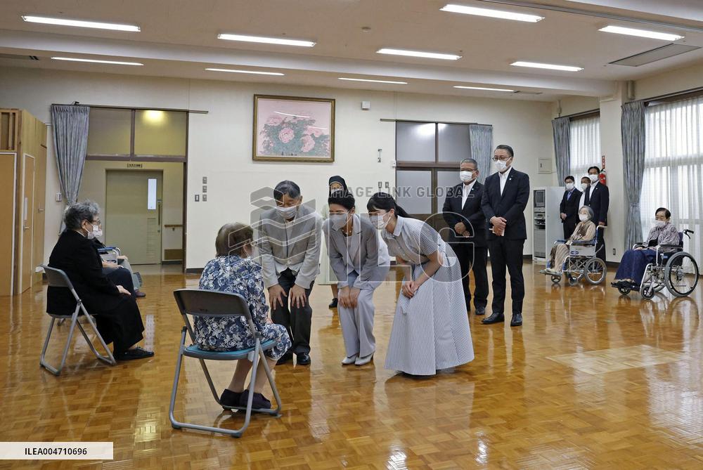 Japanese emperor's family in Nagasaki