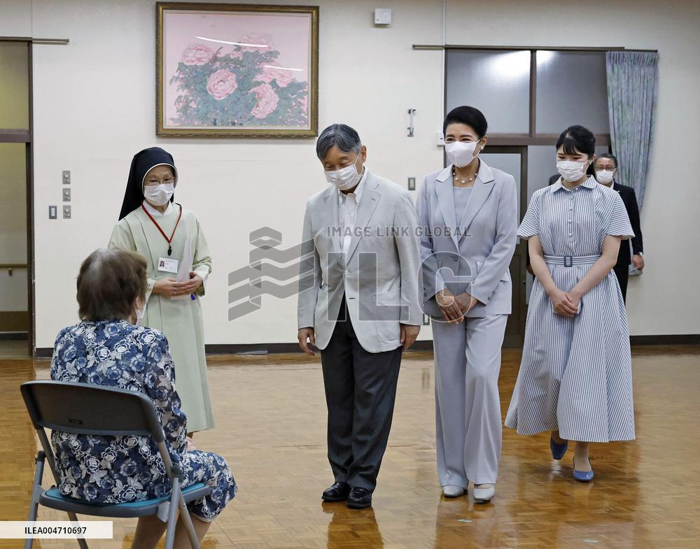 Japanese emperor's family in Nagasaki
