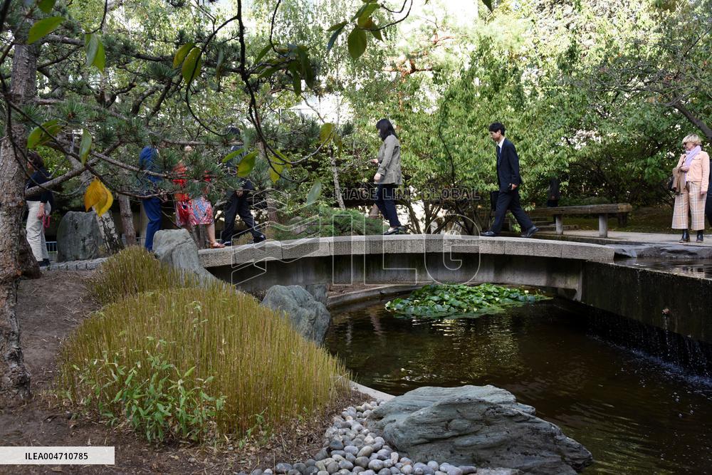 Japanese Garden Of Peace By Isamu Noguchi At Unesco in Paris