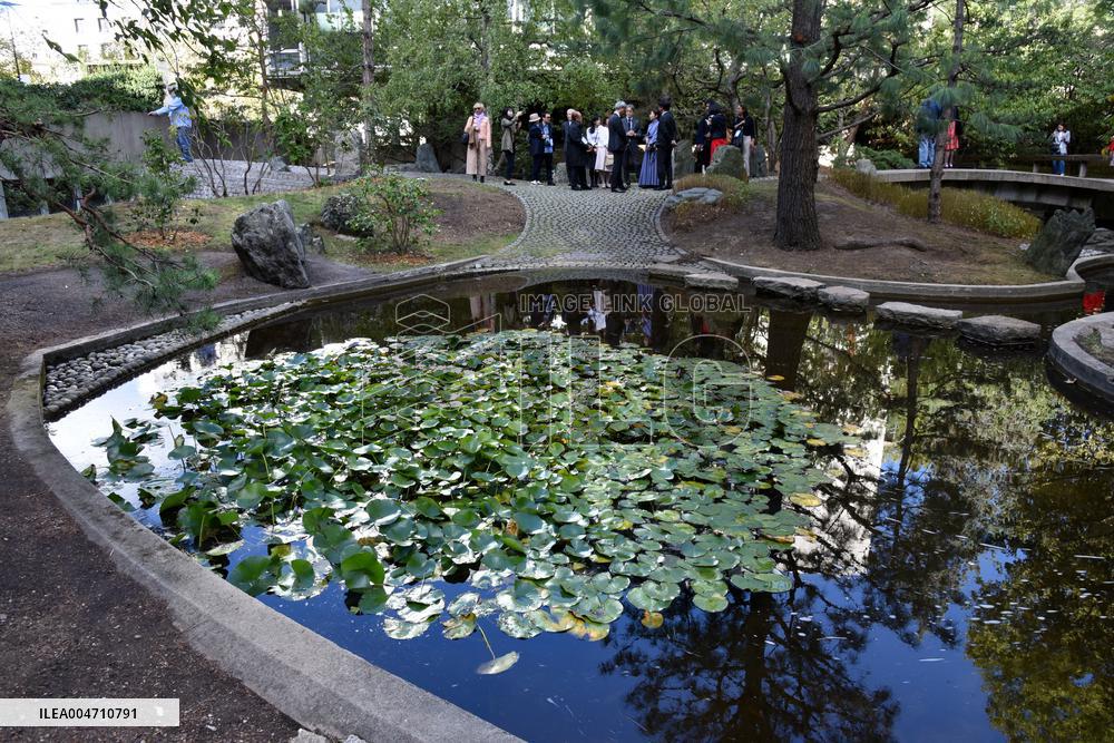 Japanese Garden Of Peace By Isamu Noguchi At Unesco in Paris