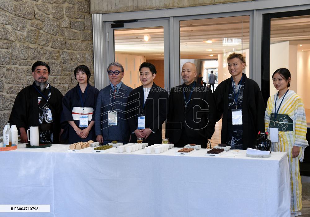 Japanese Garden Of Peace By Isamu Noguchi At Unesco in Paris