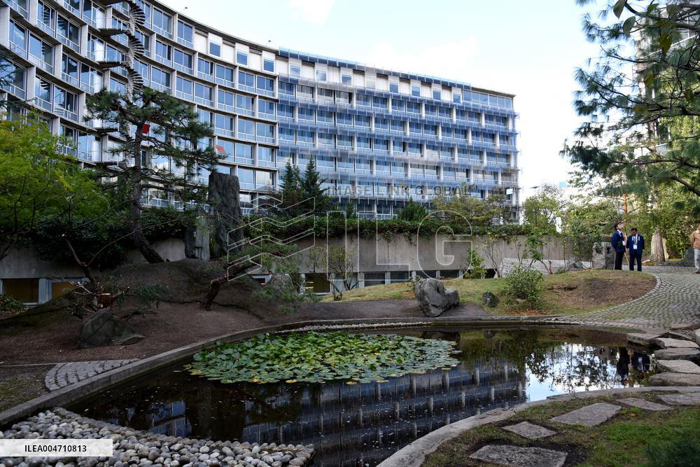 Japanese Garden Of Peace By Isamu Noguchi At Unesco in Paris